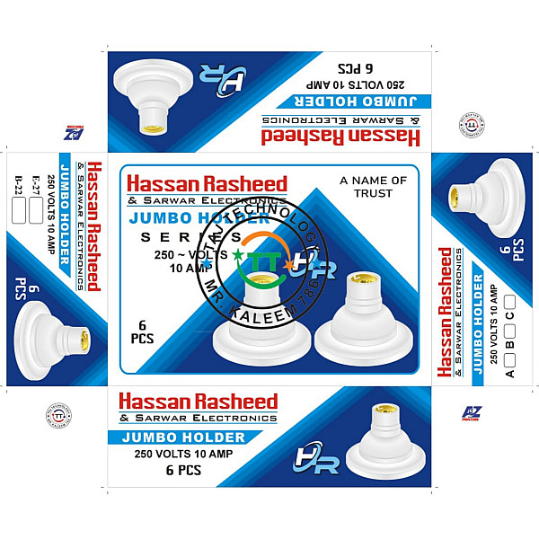Jumbo Holder Six Pieces Box