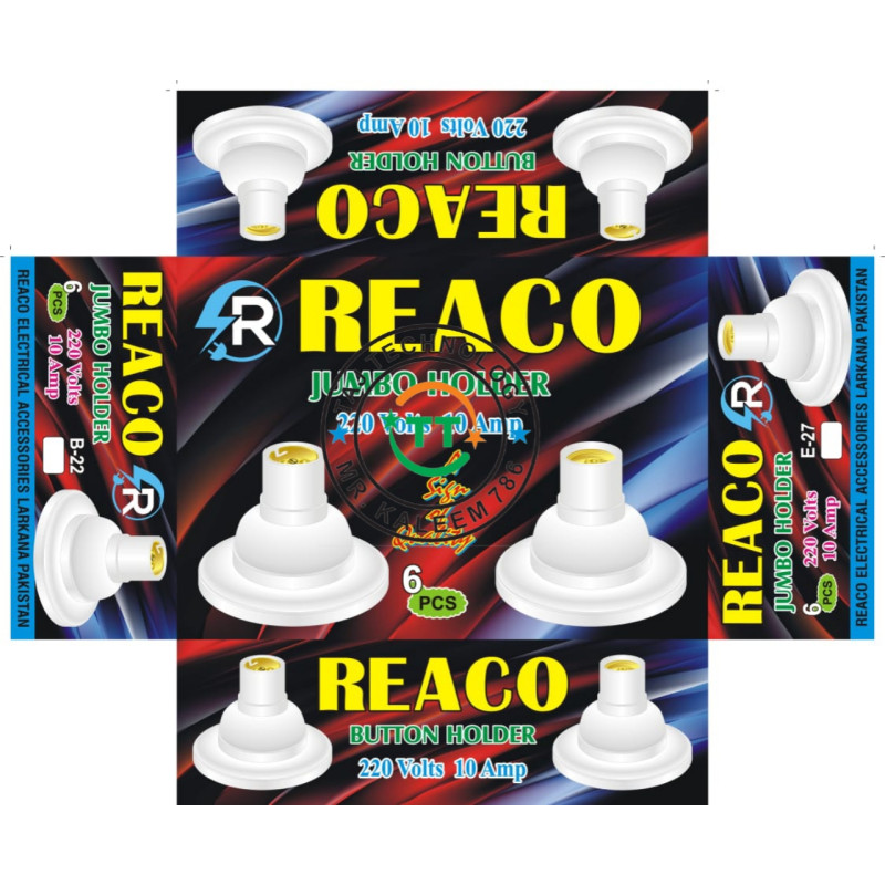Jumbo Holder Six PIeces Box
